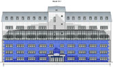 Архитектурно-планировочные решения для офисного здания площадью 12000 кв. м. в г. Королеве